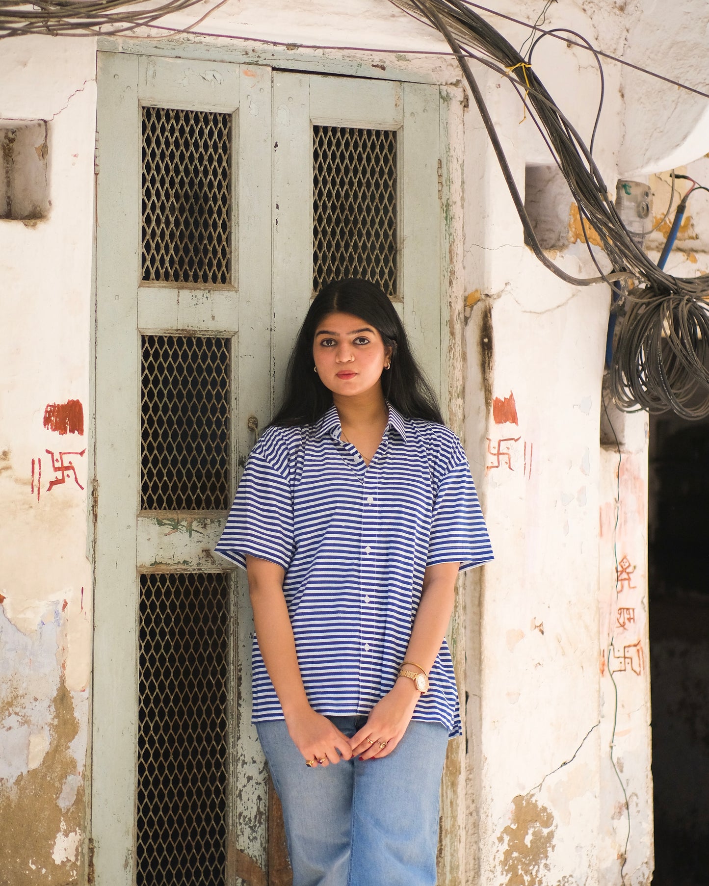 Classic Blue Stripe Shirt