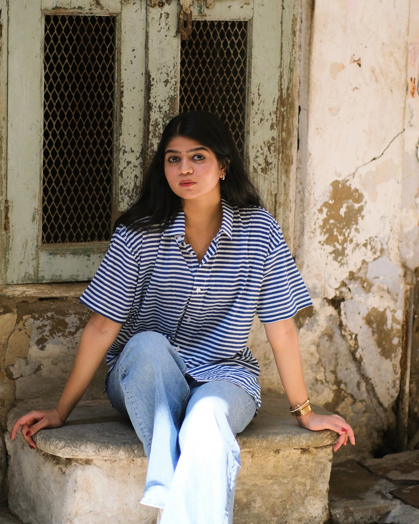 Classic Blue Stripe Shirt