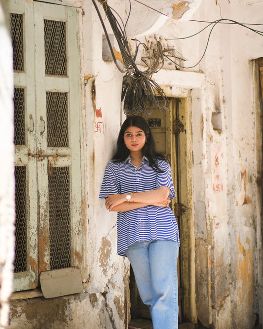 Classic Blue Stripe Shirt